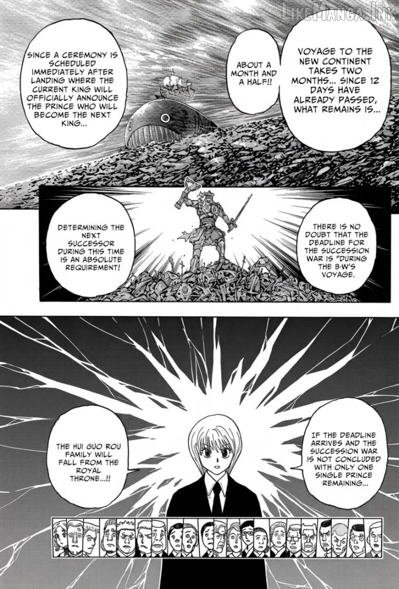 Hunter x Hunter, Chapter 411 image 16